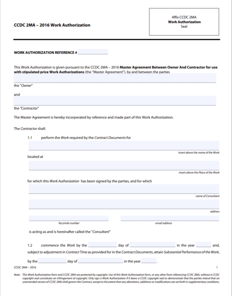 CCDC 9 Seal - Statutory Declaration For CCDC 9 A & 9B - Ontario General ...