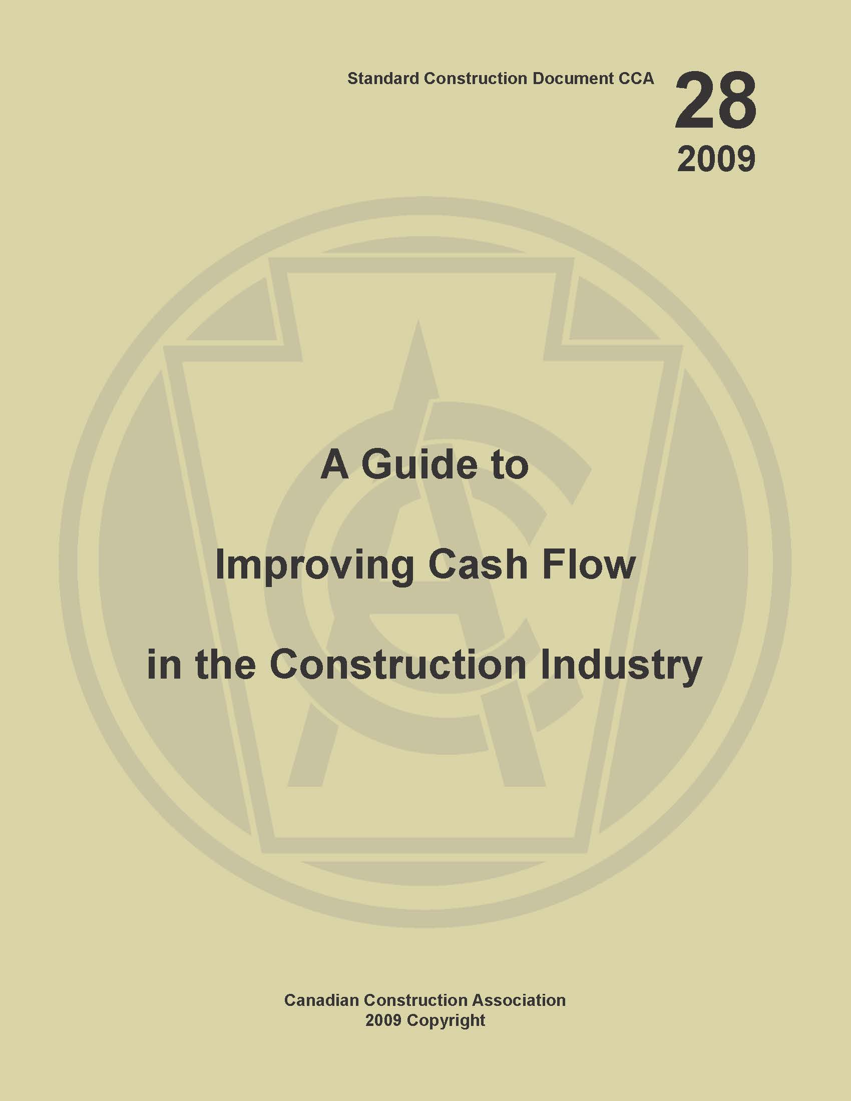 CCA 28 [Electronic Version]  Guide to improving cash flow in the construction industry